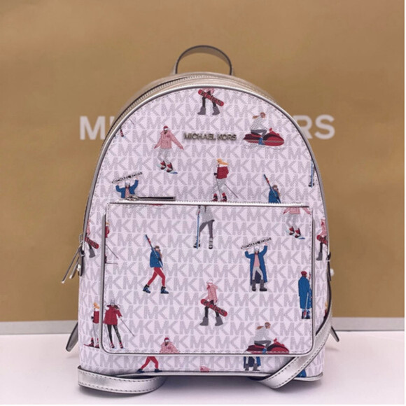 Michael Kors Jet Set Girls Adina
Medium Backpack MK Bright White
Silver main image 7